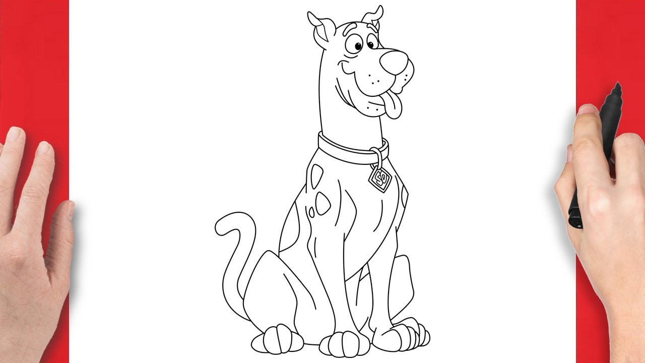 Como desenhar Scooby Doo