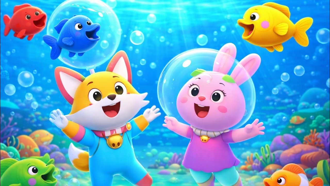 Funny Fish Colors 🐠 | Kids Learning Colors Video 🌈