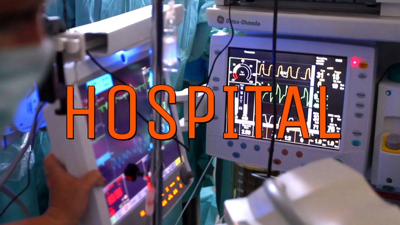 Hospital Ambience 2 hours/ medical tools/ beeping/ fan/ people talking/ ambulance