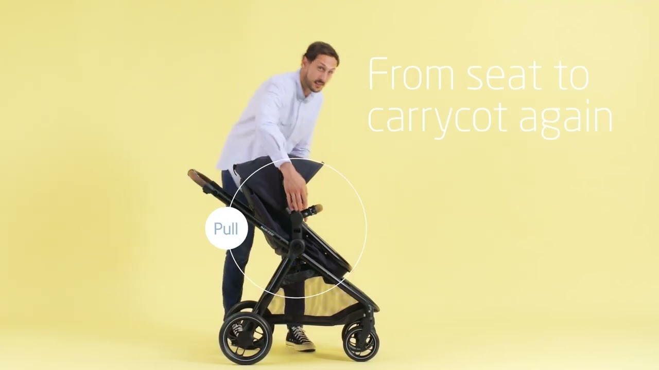 Maxi-Cosi Mali & Zelia 3 How To Convert from Bassinet to Seat