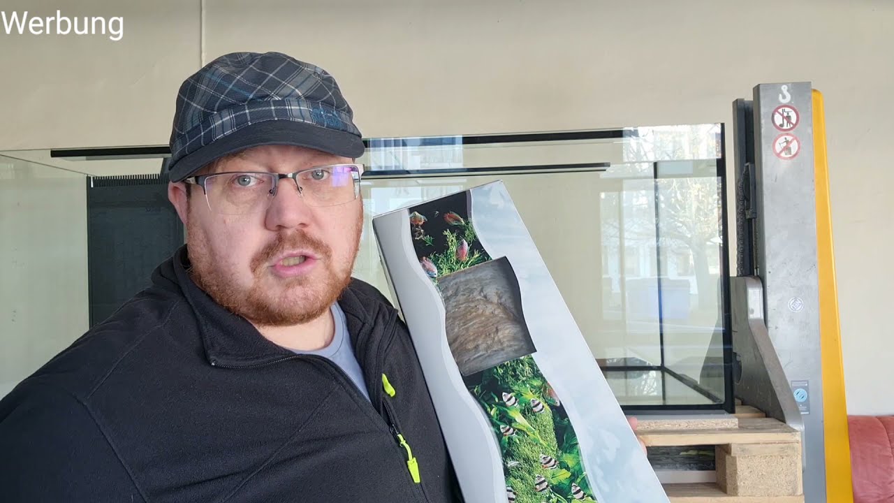 Neues 576 Liter Aquarium Oase Flex 3D Rückwand ohne Übergangsstelle Installation