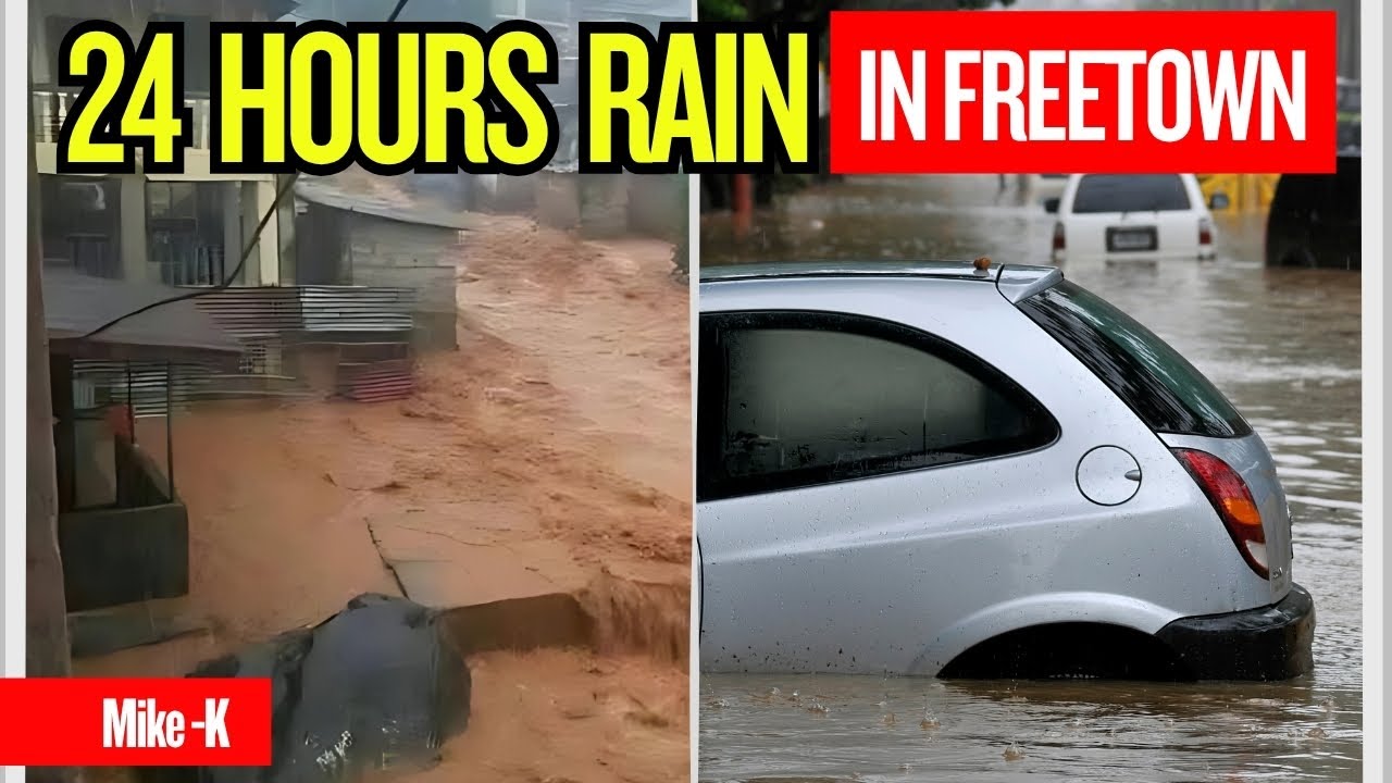 FLOODING IN FREETOWN AFTER HEAVY RAINY