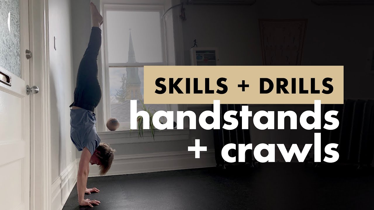 15 minute Beginner Handstand | Follow Along | Face the Wall for Awareness, Strength + Endurance