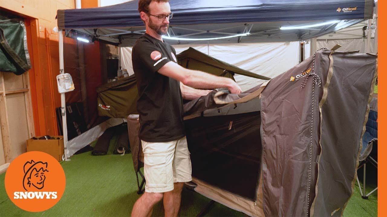 OZtrail Easy Fold Stretcher Tent Single - How to setup & pack away