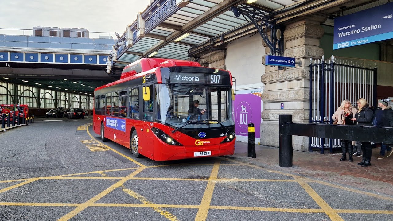 Full Journey on London Bus 507 Victoria Bus Station - Waterloo Station (LJ66CFX) SEe19