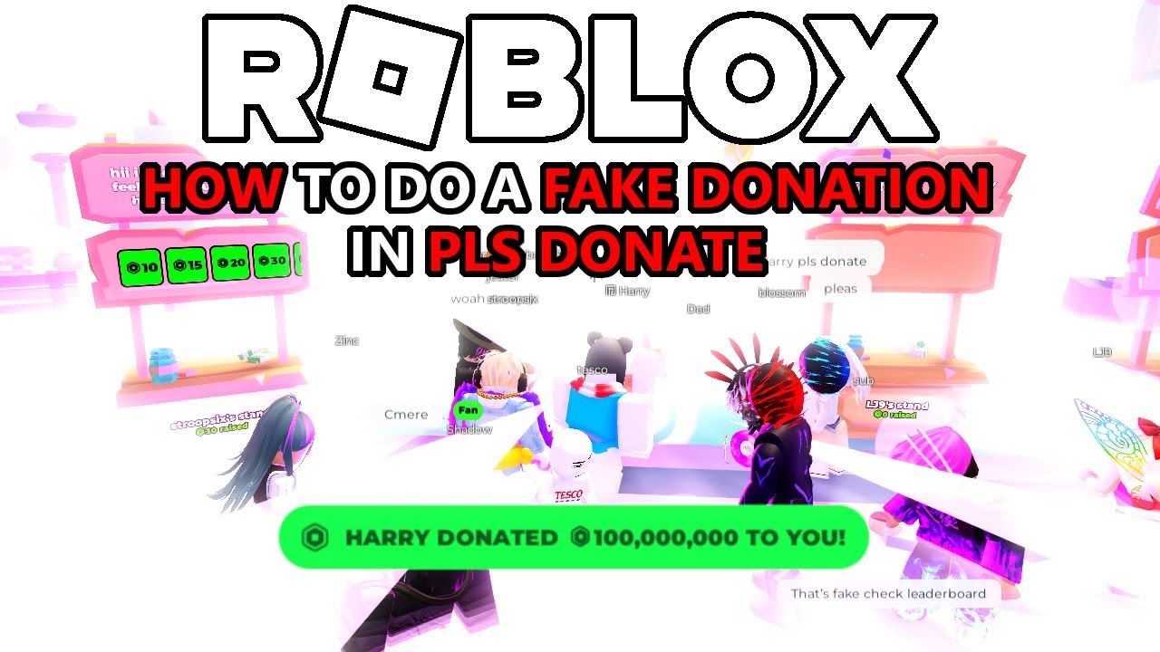 КАК ПОДДЕЛАТЬ ПОЖЕРТВОВАТЬ МИЛЛИОНЫ РОБУКСОВ В PLS DONATE! (Глюк в Roblox) [УСТАРЕЛО]