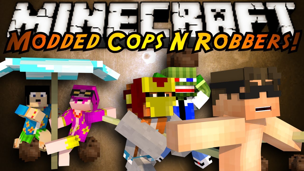 Minecraft Mini-Game : MODDED COPS N ROBBERS! TROPICRAFT!
