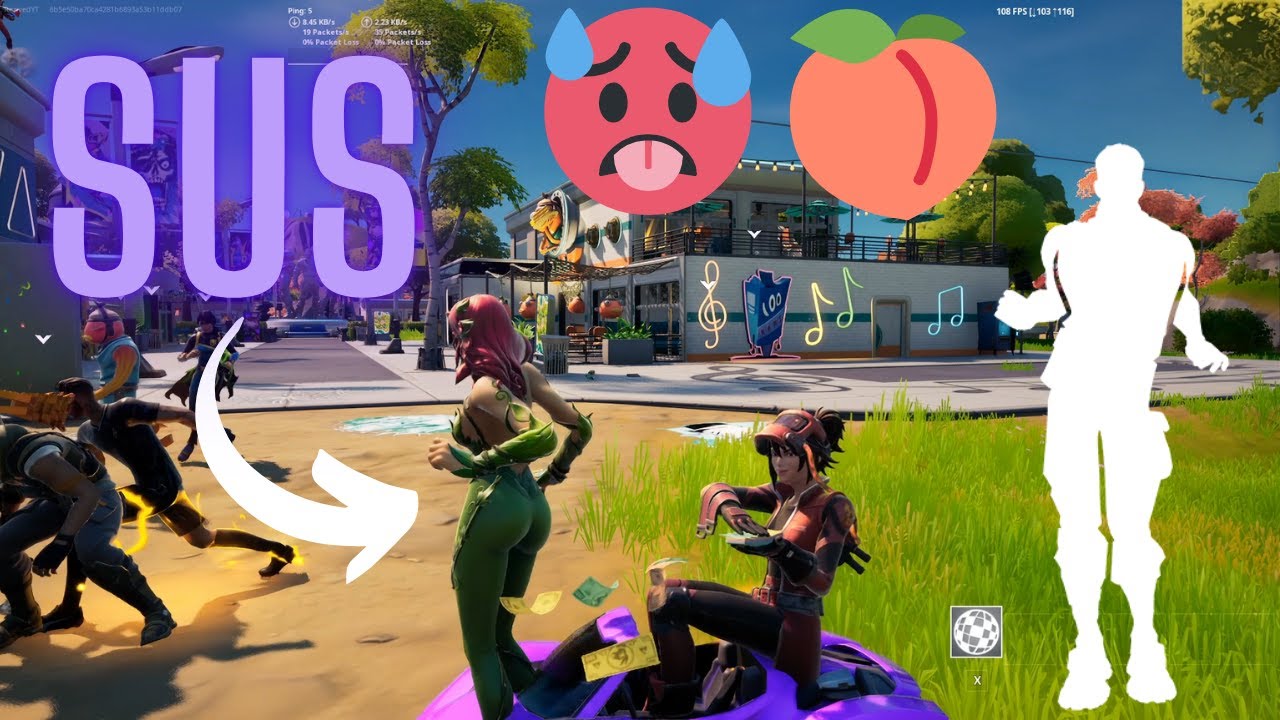 POISON IVY DOING *PARTY HIPS* ON EVERYONE IN PARTY ROYALE 🍑😱
