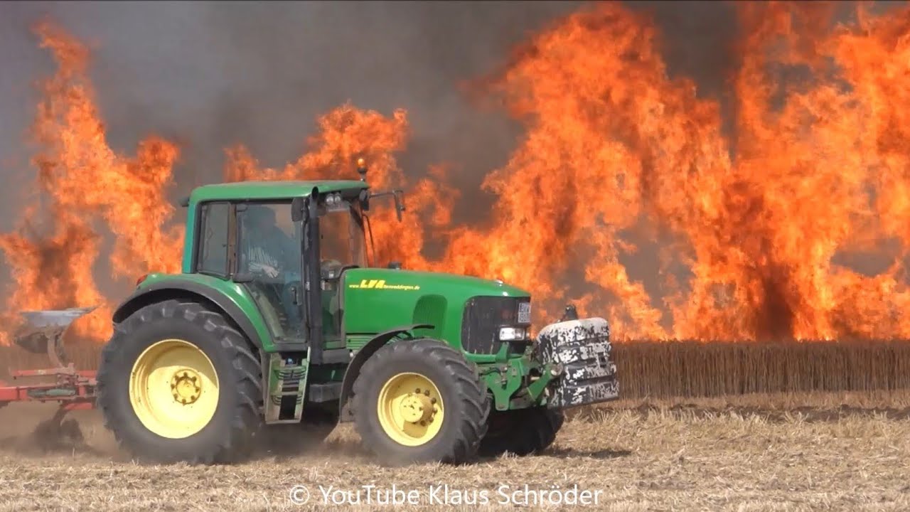 Feldbrand bei Warsleben am 9. August 2025