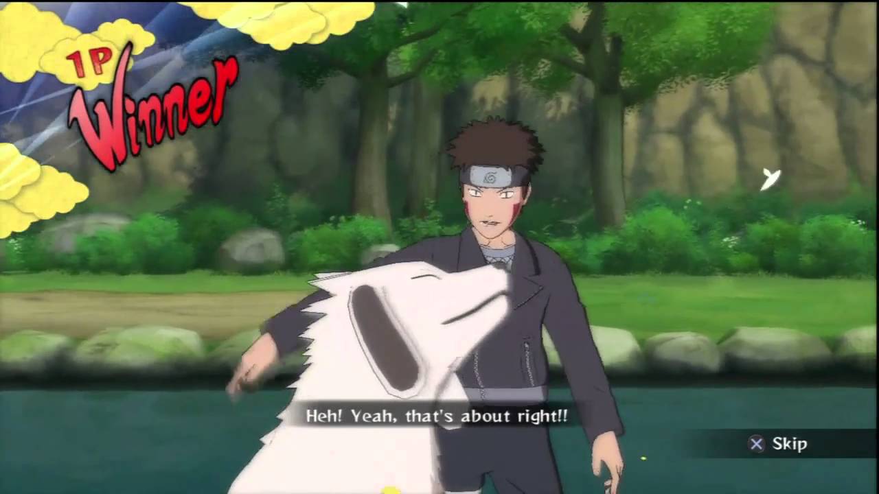 Ultimate Ninja Storm 2 Shino Kiba and Hinata Moveset