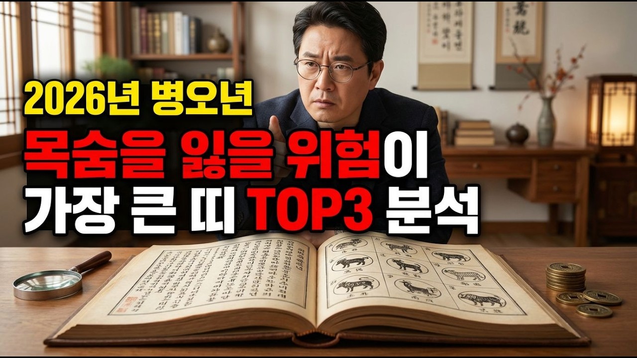 병오년! 목숨을 잃을 띠 TOP3 공개!