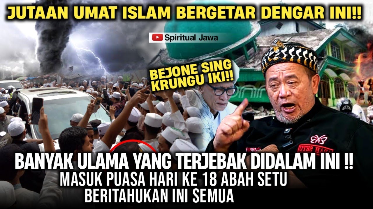 🔴BIKIN MERINDING!! ABAH SETU SAMPAI MINTA MAAF KARENA SUDAH BERITAHUKAN INI