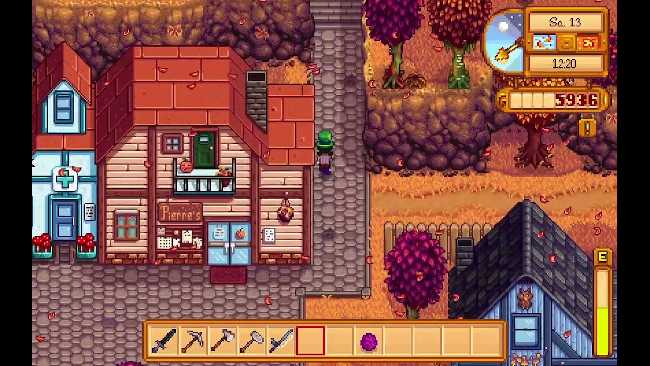 Stardew Valley en Alemany - Dia 13 de tardor, any 1