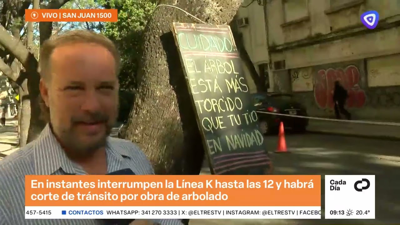 Interrumpen temporariamente la línea K hasta el mediodía