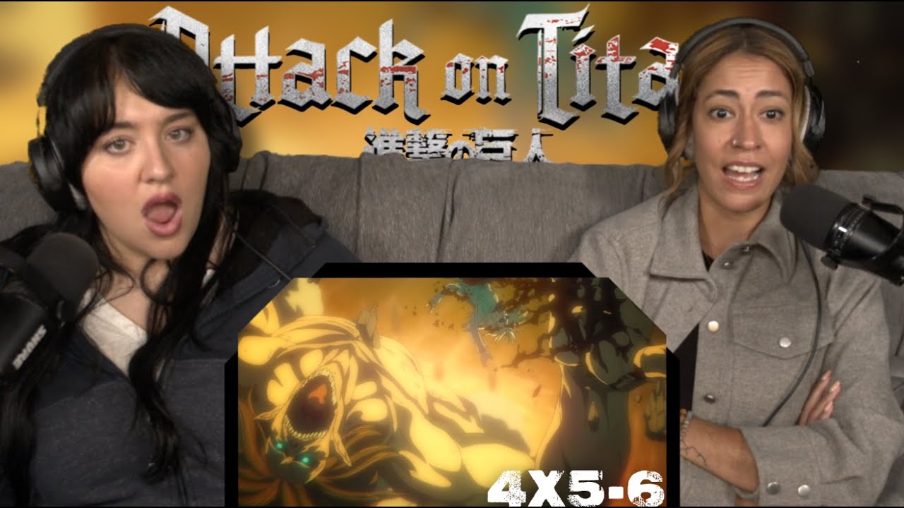 Attack on Titan 4x5–6“Declaration of War” / “The War Hammer Titan” | First Time Reaction