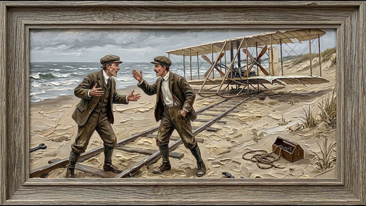 First Flight, First Fight | 8-Hour 4K What Actually Happened Art | Frame TV Screensaver