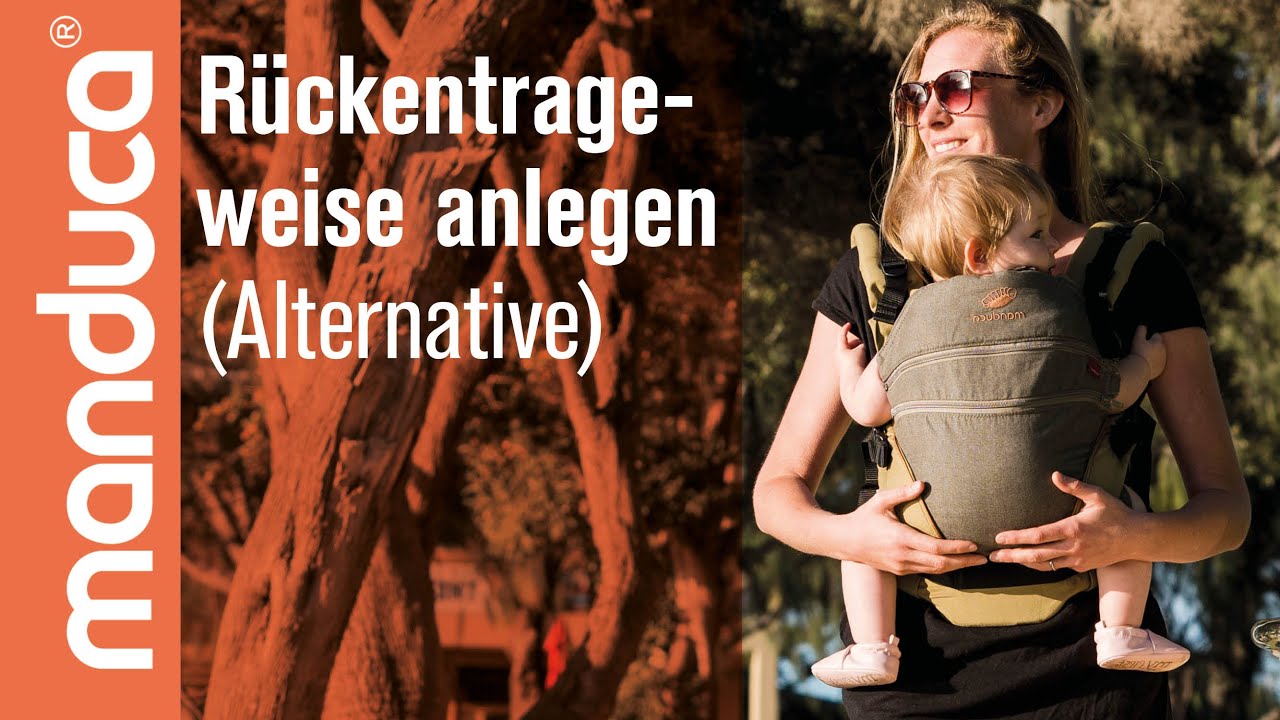 manduca® XT - Rückentrageweise Alternative - Trageanleitung Extra -