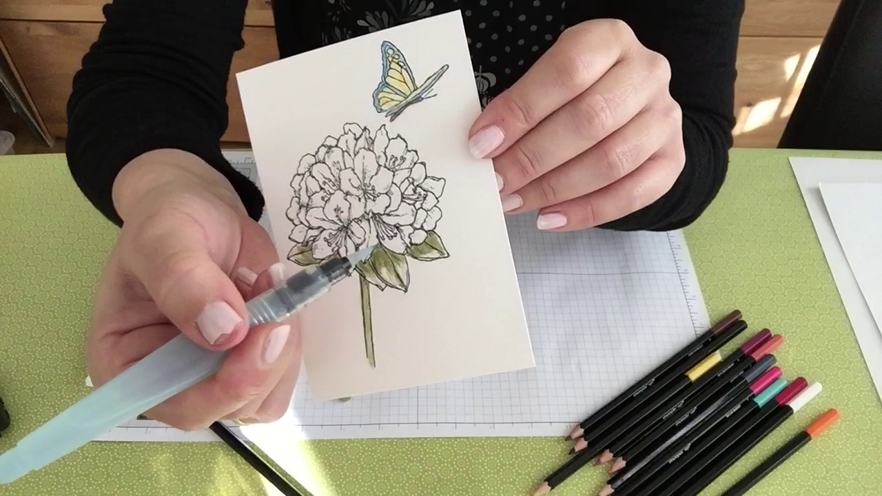 Malen mit den neuen Aquarellstiften von Stampin' Up!