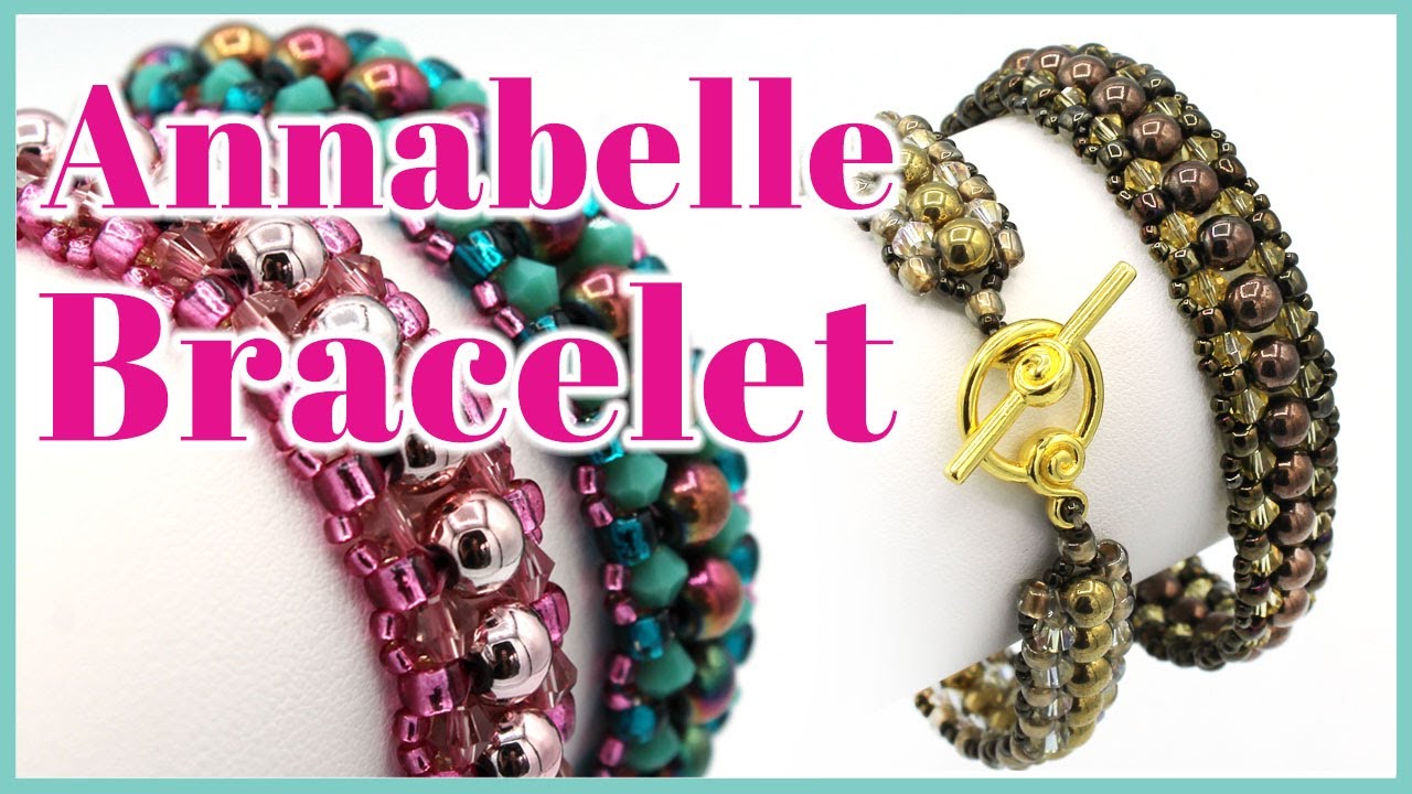 Hematite and Crystal Bracelet tutorial - Annabell