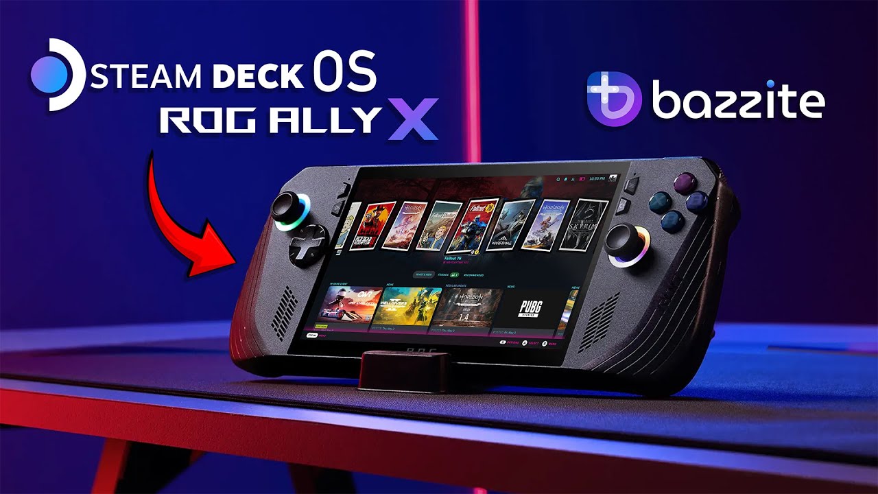 ROG ALLY X Runs Steam Deck OS Like A Champ! Ultimate Bazzite Linux Handheld