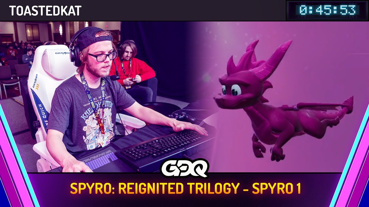 Spyro: Reignited Trilogy - Spyro 1 by toastedkat in 45:53 - Awesome Games Done Quick 2025