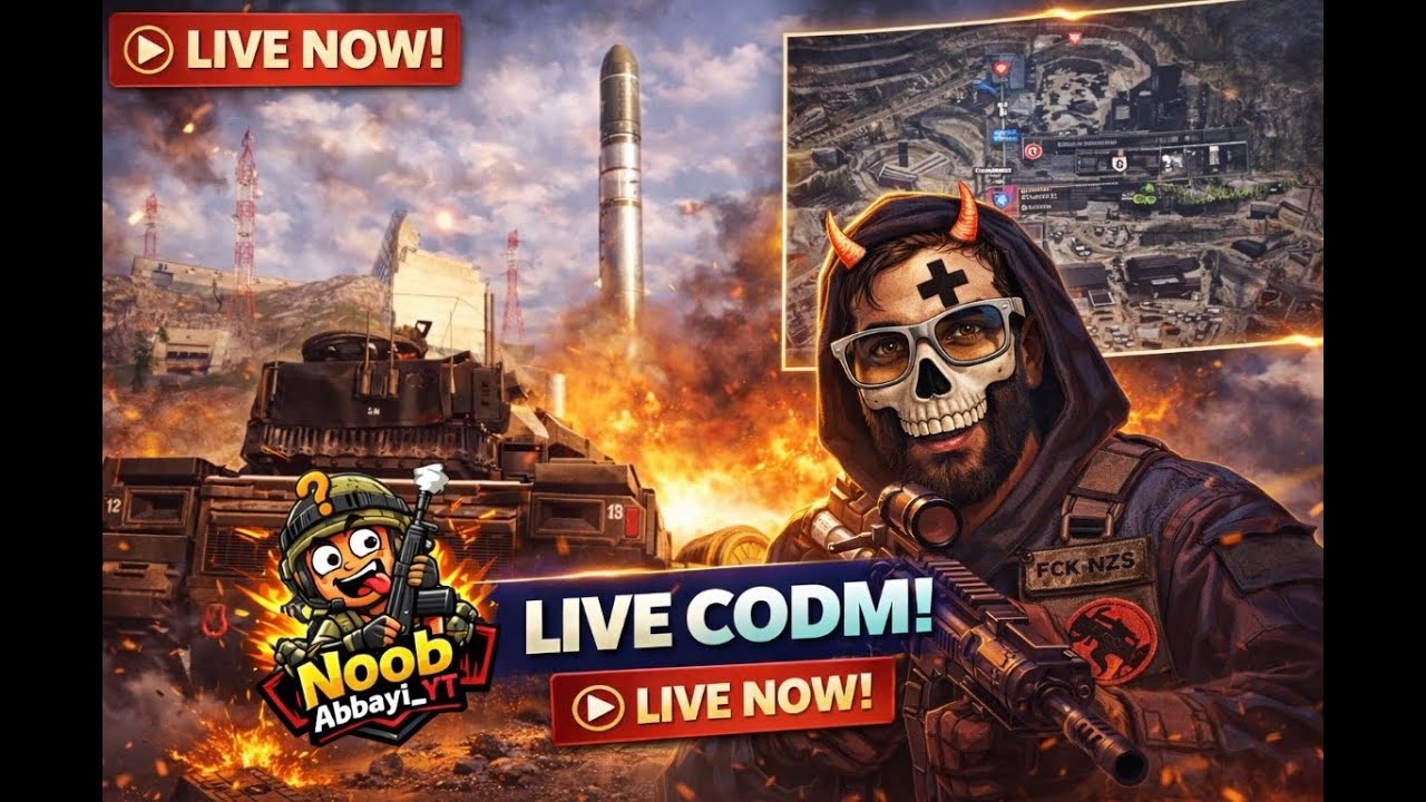 🔴 LIVE NOW | Noob Squad vs Pro Players 😱🔥NoobAbbayi_YT
#LiveGaming #CODMRanked #TeluguLive