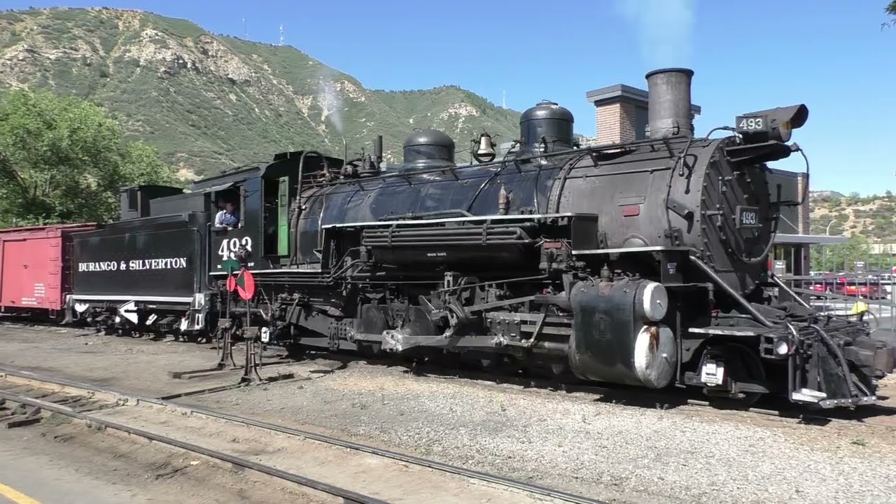 493  lots of wheel slip leaving Durango.