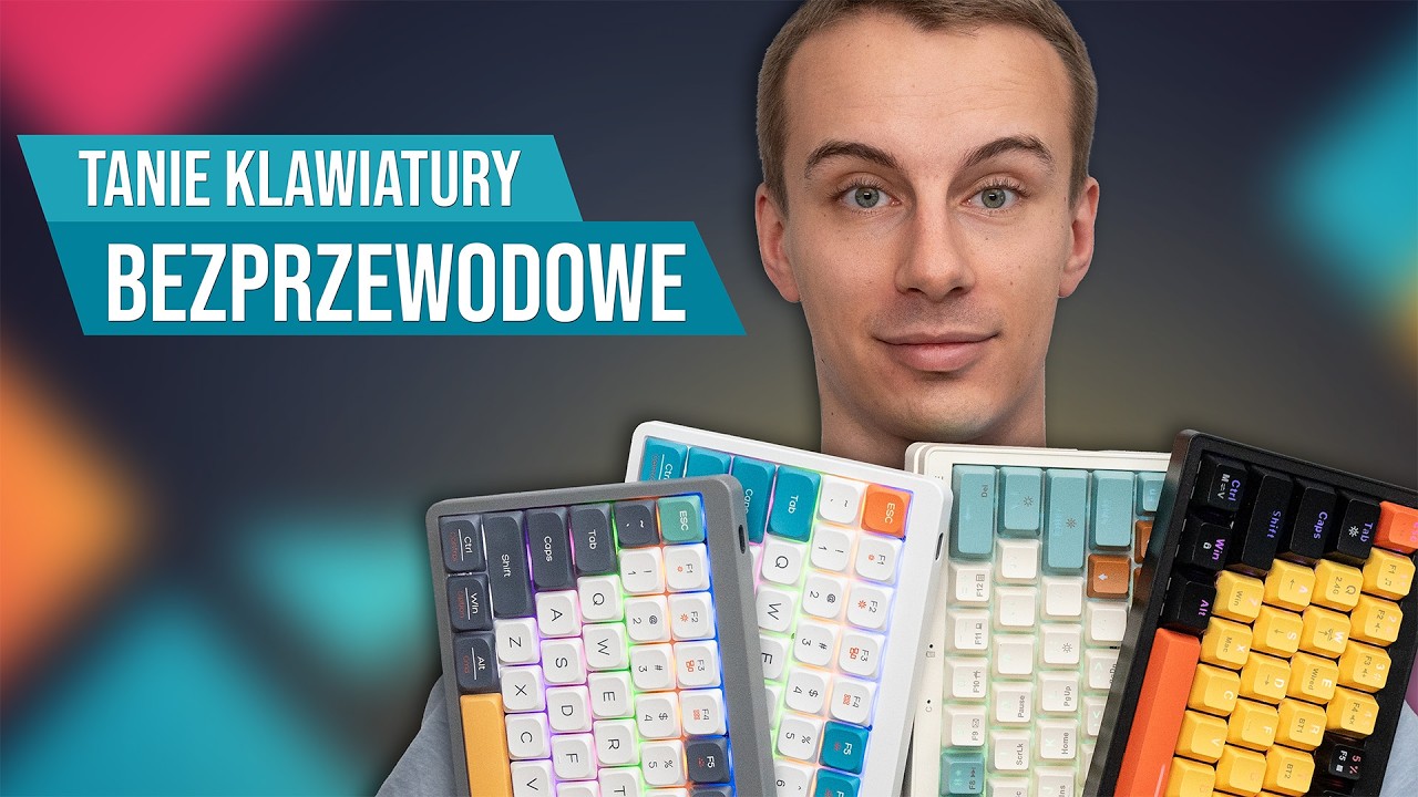 Bezprzewodowe klawiatury mechaniczne poniżej 200 zł? | Test klawiatur Tracer
