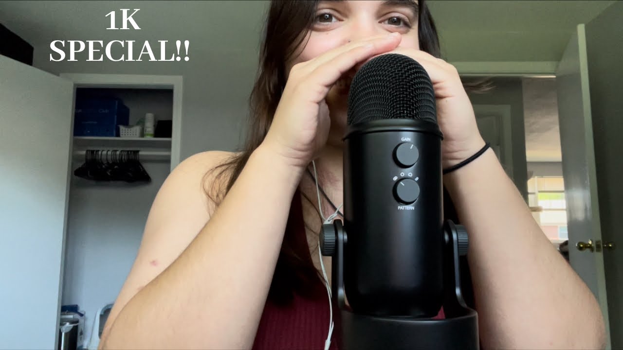 ASMR 1 HOUR Cupped Inaudible Whispers (1K Special!!)