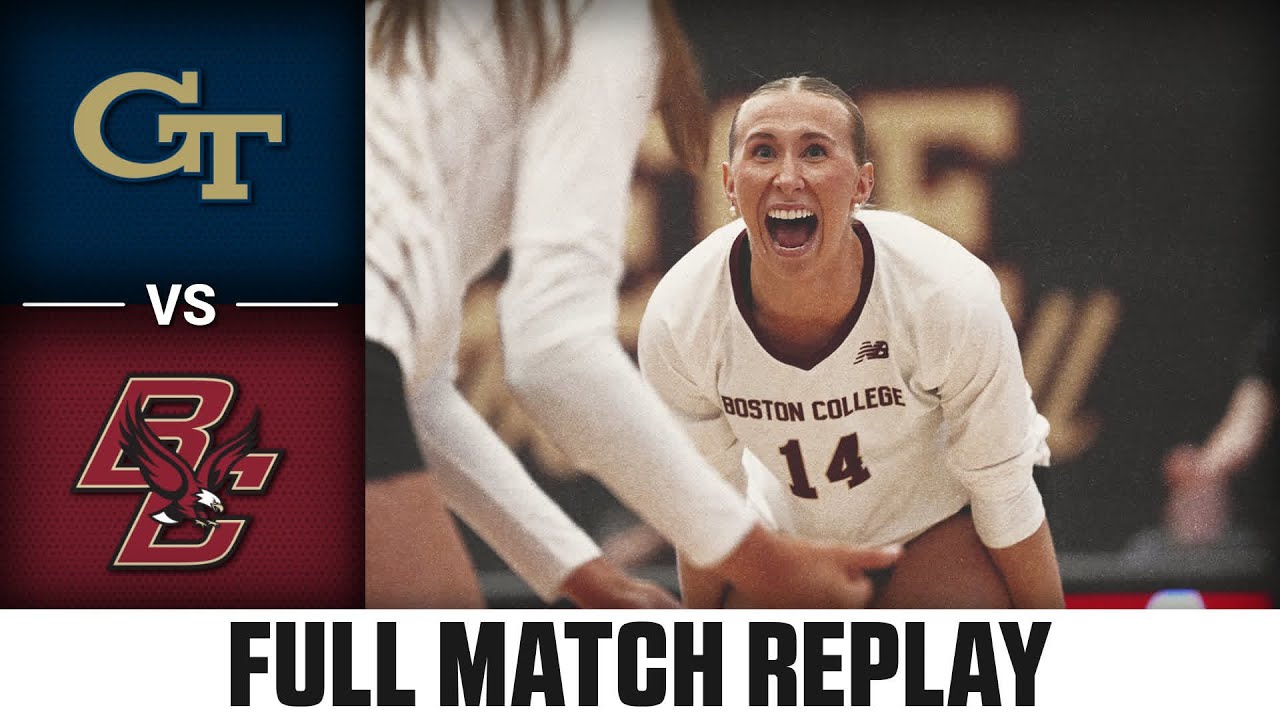 Georgia Tech vs. Boston College Full Match Replay | 2025 ACC Volleyball