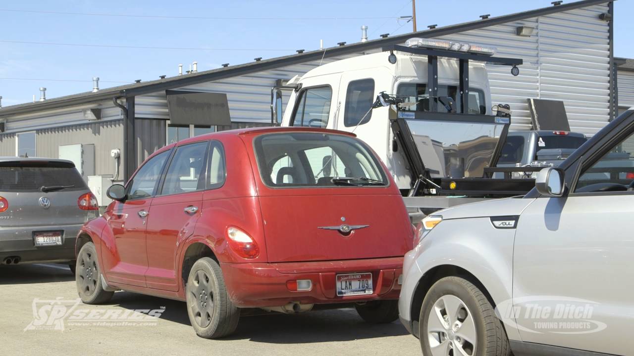SidePuller Recovery Episode 5/10-Winch a vehicle out of a parking spot beside your tow truck