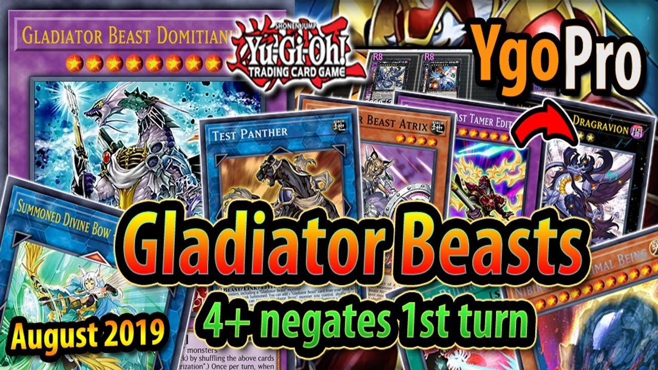 4+ Negations GLADIATOR BEASTS (1st TURN) | Chaos Impact (AUGUST 2019)