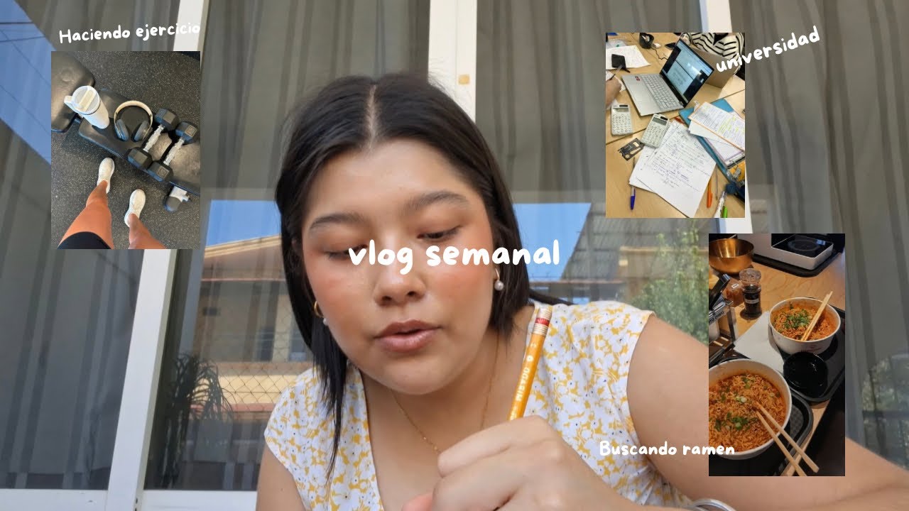 vlog semanal,  volví a la uni, quería comer ramen y nunca lo encontré