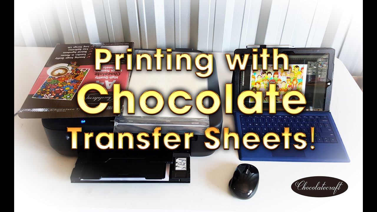 Print Images & Photos using Chocolate Transfer Sheets