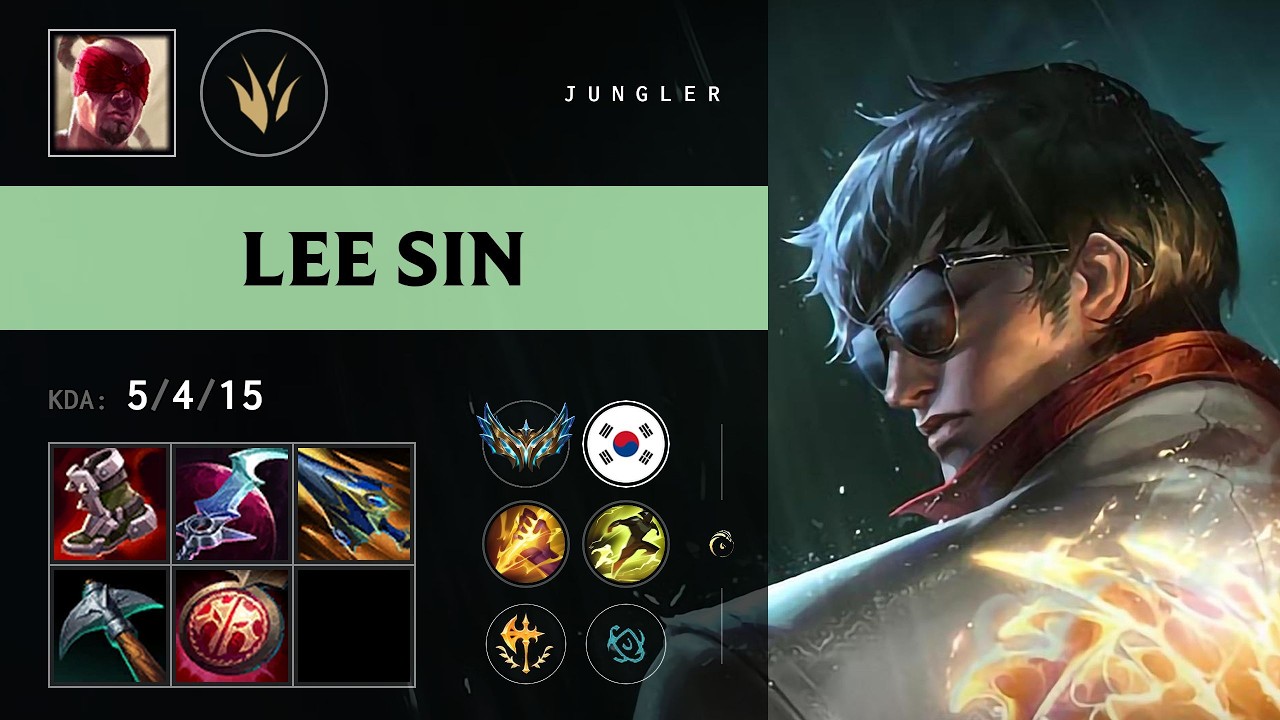 Lee Sin Jungle vs Xin Zhao - KR Challenger Patch 26.18