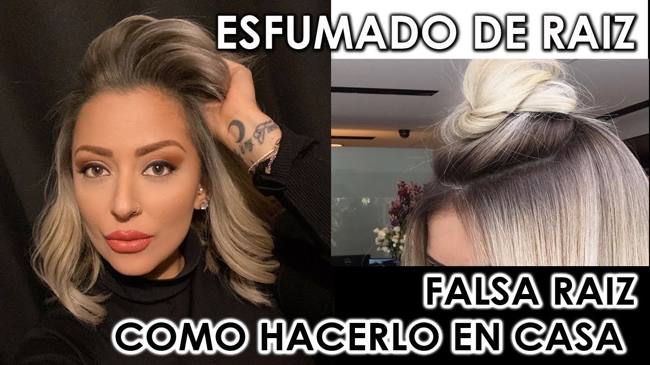 Raíz esfumada o Falsa raíz ¿Cómo hacerlo tu misma en casa?