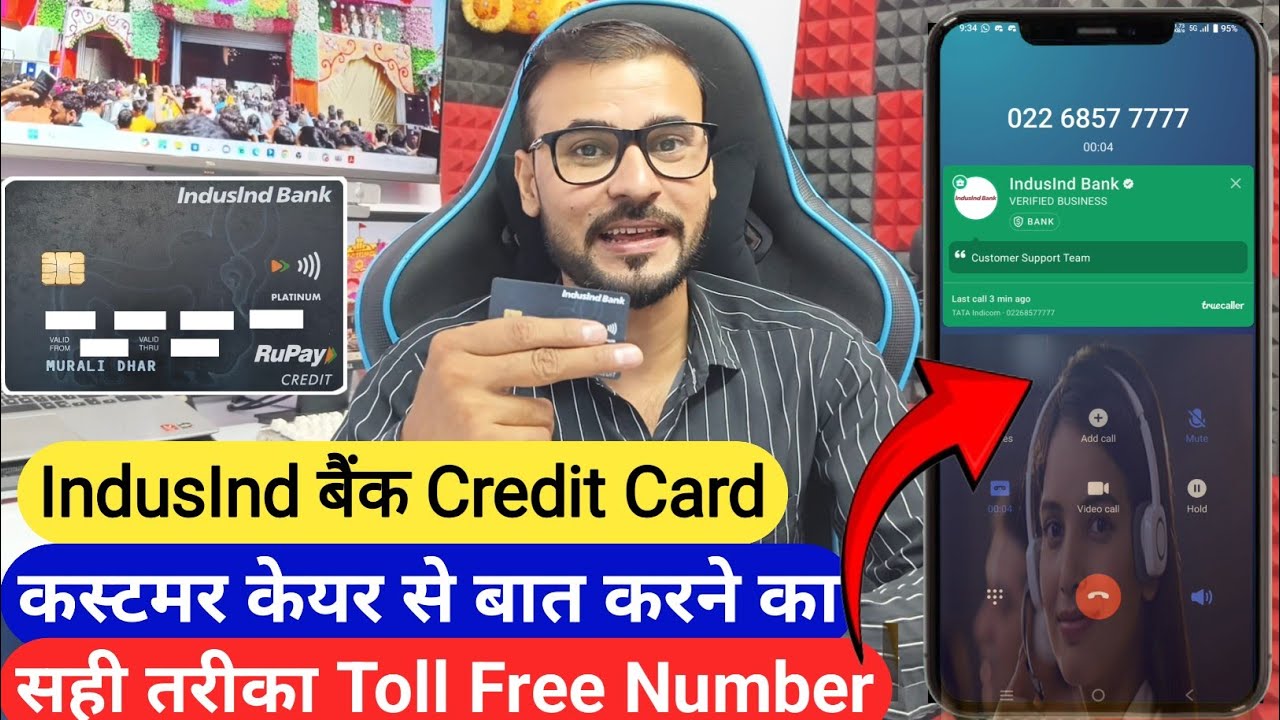 IndusInd Bank credit card customer care number | how to call Induslnd bank customer care 2026