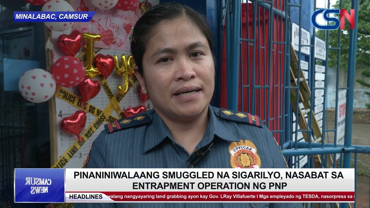 Pinaniniwalaang smuggled na sigarilyo, nasabat sa entrapment operation ng PNP