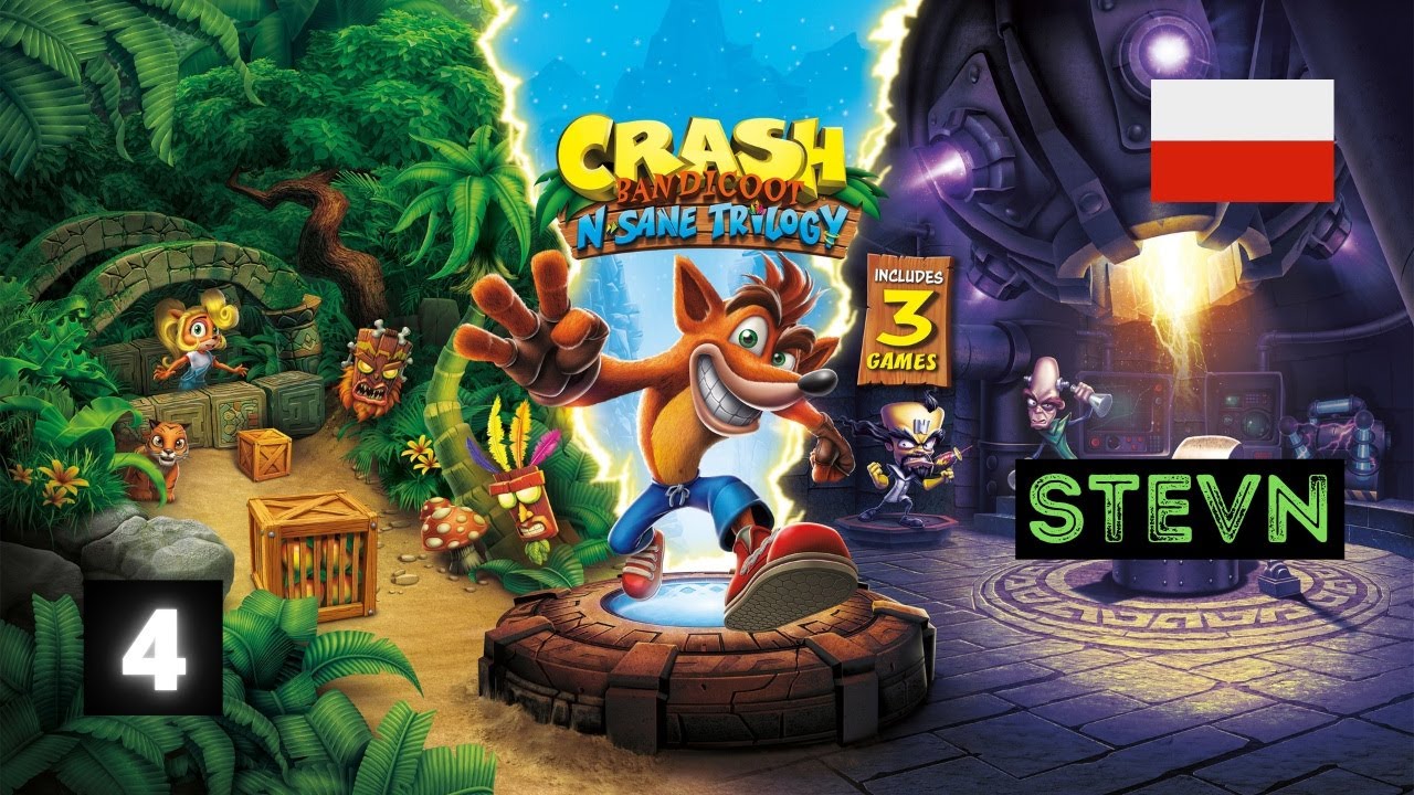 Crash Bandicoot N. Sane Trilogy PL Zaczynamy drugą część i kończę ją - Finał