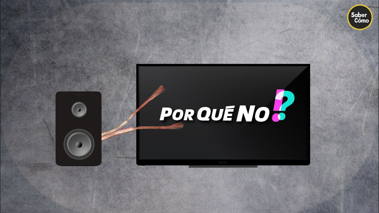 Porque No Puedes Conectar los cables de bocina a tu televisor
