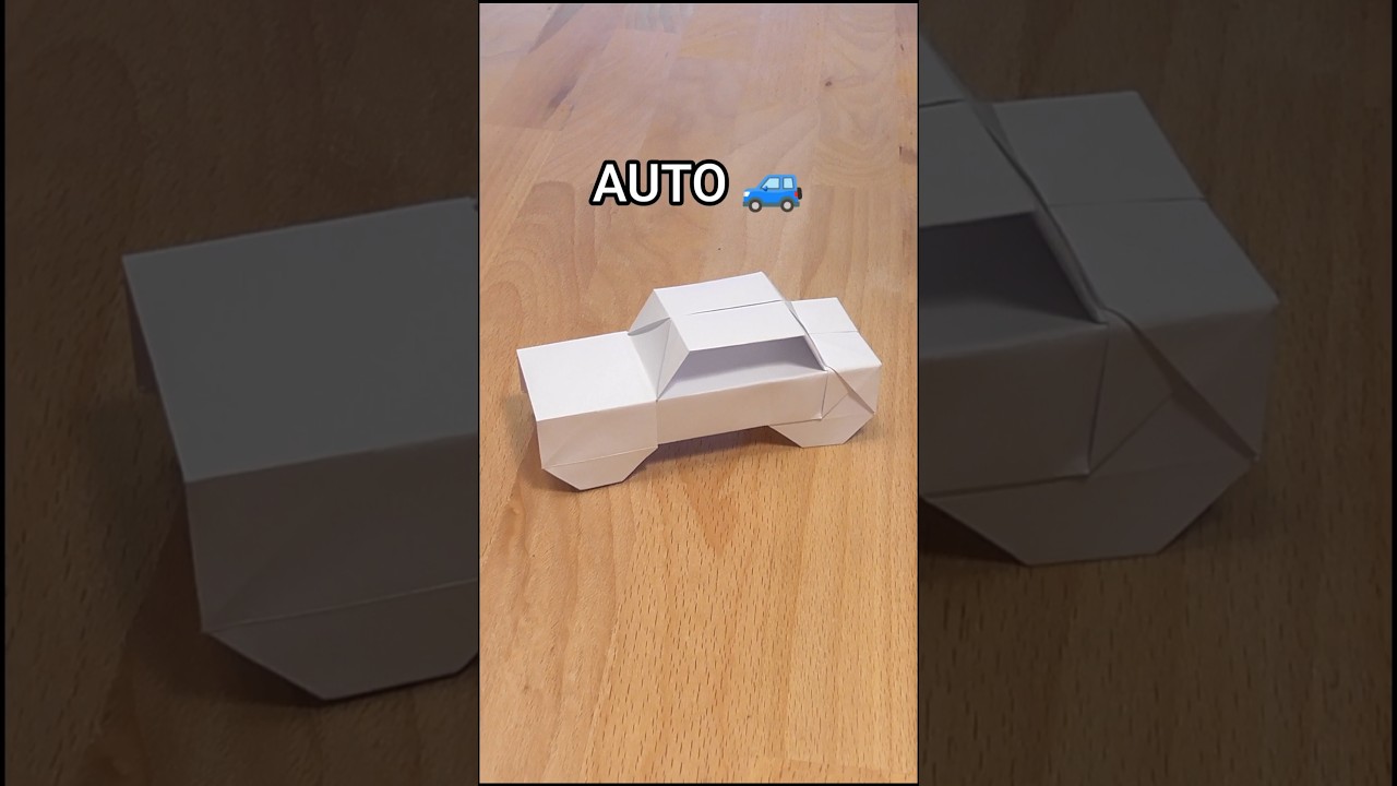 HOW TO MAKE EASY AUTO ORIGAMI INSTRUCTION | DIY CAR STEP BY STEP PAPERCRAFT INCL ART
