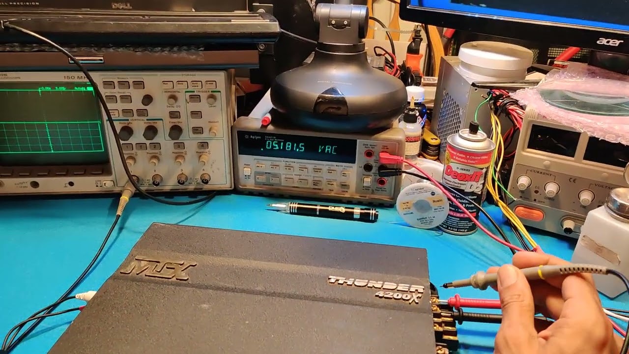 eastside_recycling_MTX Thunder 4200X Power Amplifier (testing)