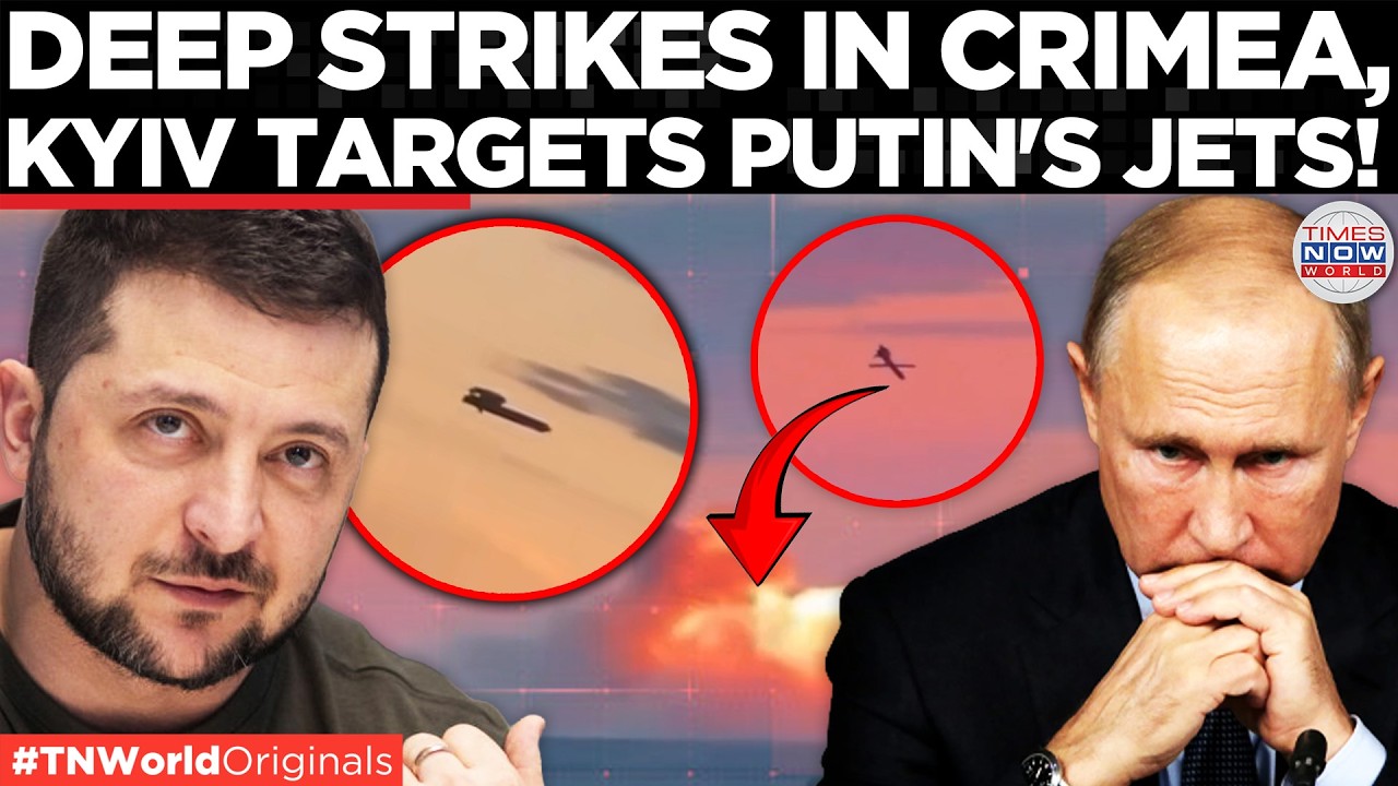 CRIMEA AIRBASE HIT: Russian Su-30 Fighters Targeted As SBU Hits Saky Airfield in Drone Raid | Russia
