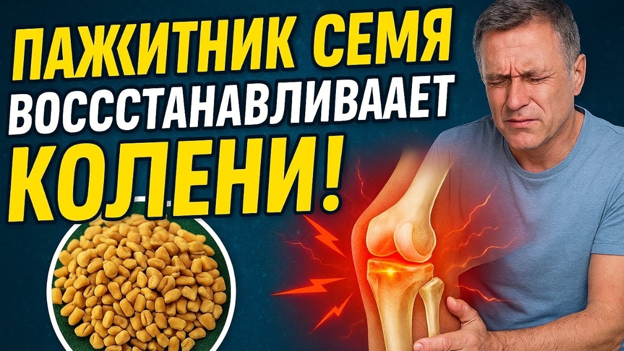 Семена Пажитника Уменьшать Плохой Колено Хрящ Повреждать ЕстественноНад 50!