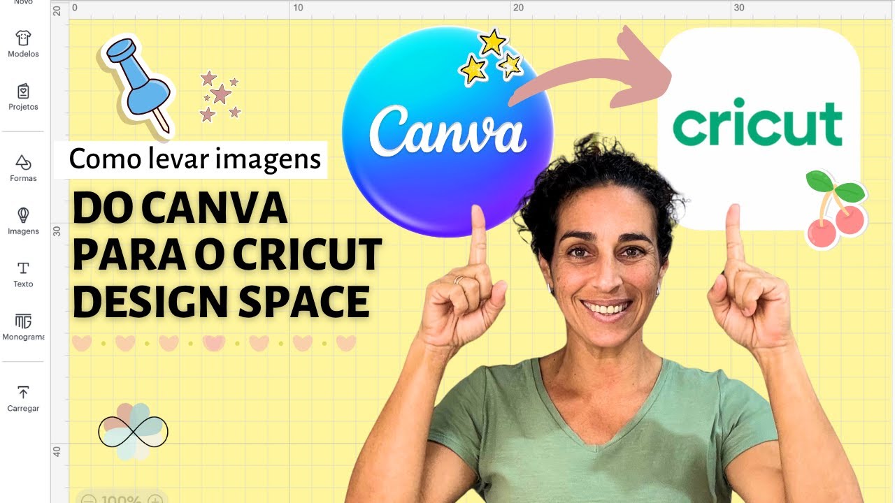 O SEGREDO para Transferir Imagens do Canva para o Cricut Design Space - Live 003