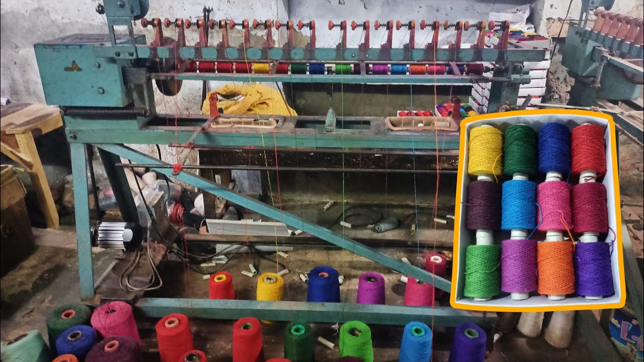 Thread Tube Making Process In Local Factory | Talent Master