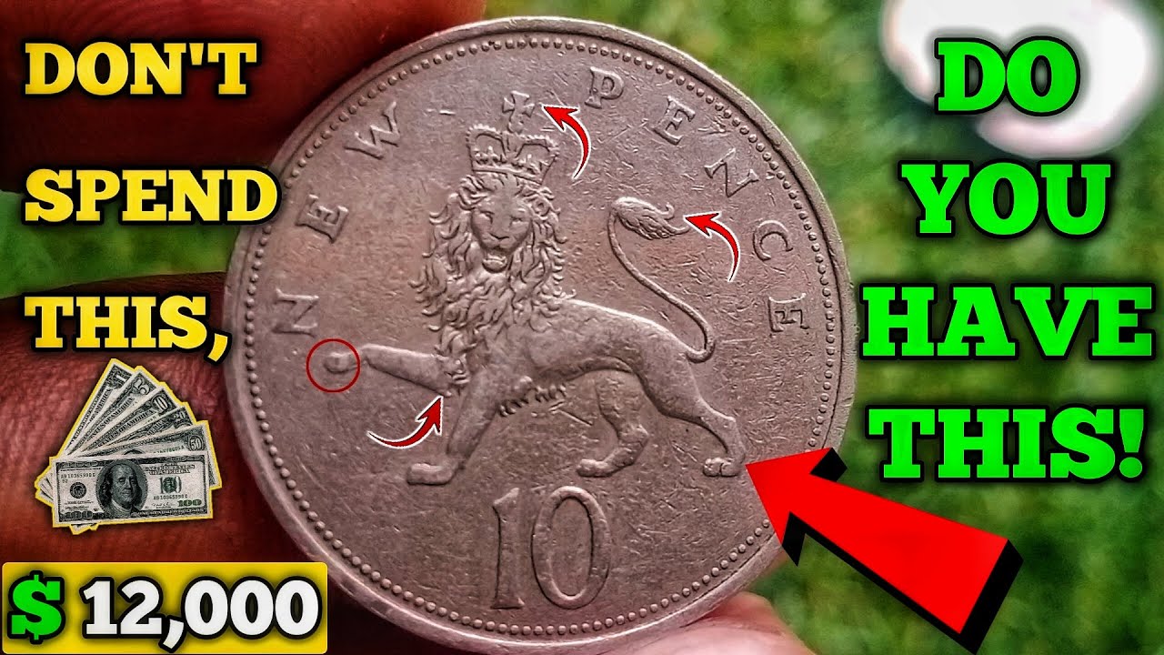 Rare 1968 10 New Pence Error Coins Worth Thousands! Coins That are Worth Money