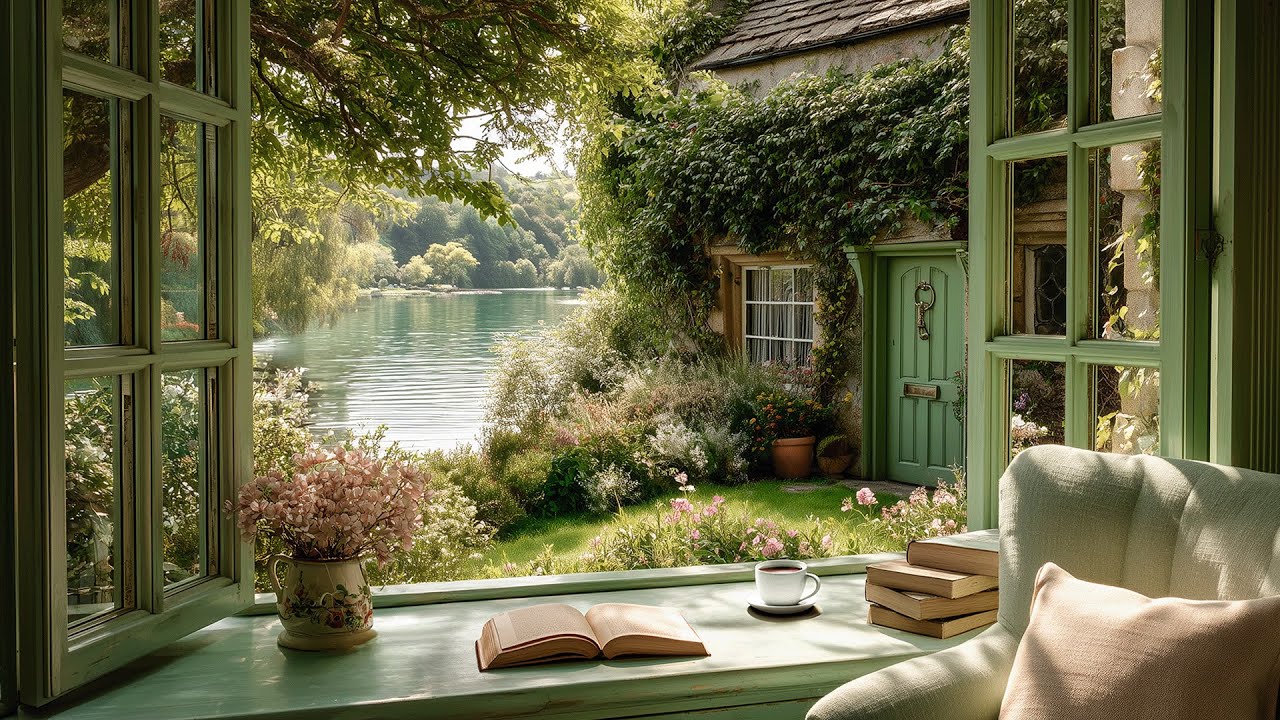Quiet Spring Morning from a Cozy Window | A playlist for a quiet morning | Work Study Focus Reading