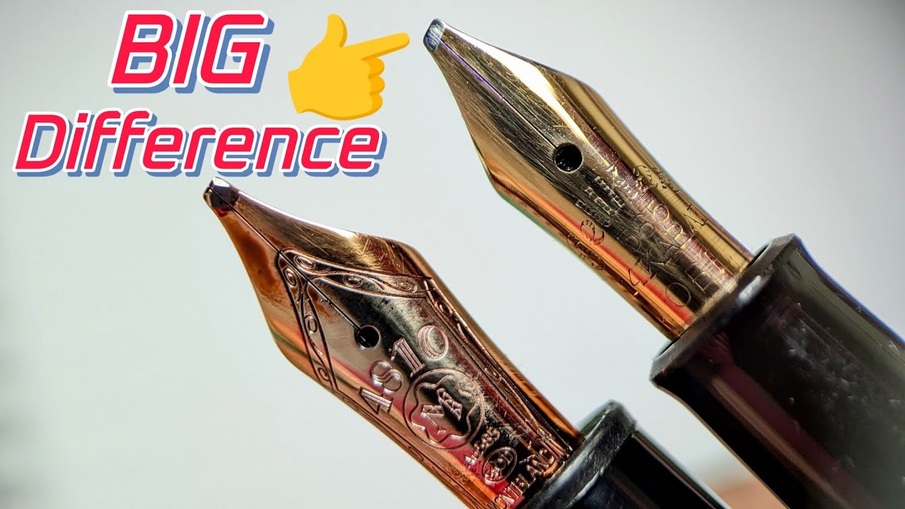Oblique Nibs - What To Know Before You Buy - Montblanc 146 & Pelikan 400