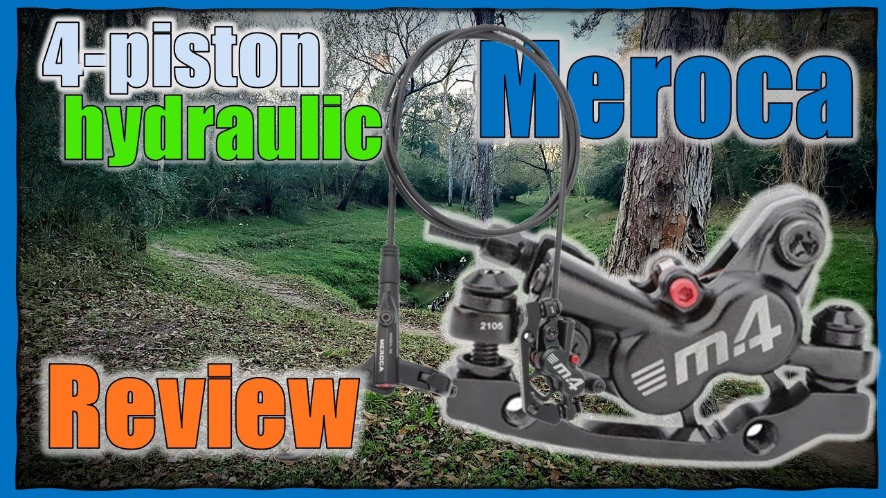 Meroca M4 Review mtb hydraulic brakes. 4 piston budget bike hydraulic brakes  #mtb #mtblife #trail